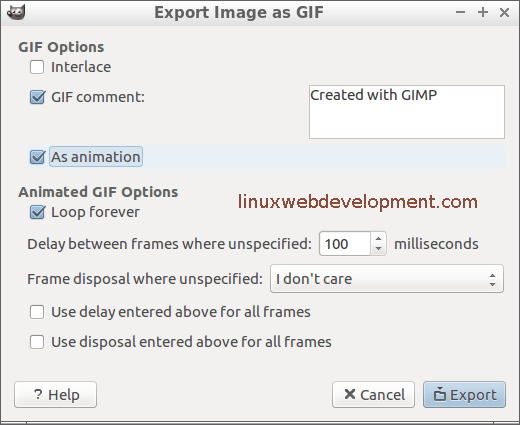 How To Make A Gif Animation File In Gimp